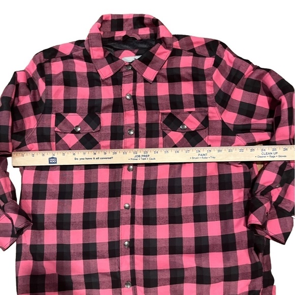 Legendary Whitetails Flannel Plaid Button Down  fur faux Lining Shirt Si… - Picture 11 of 11